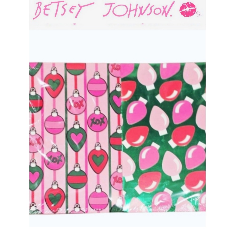 Betsey Johnson 10-PK Festive XO & Light Ornaments Gift Box Set